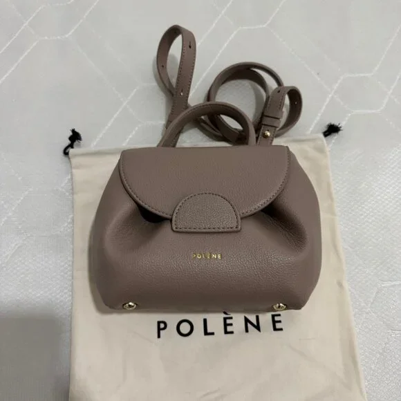 Polène Numéro Un Nano Edition Textured Taupe - Picture 2 of 10